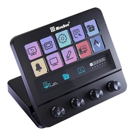 Modelo com controles de mídia